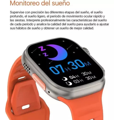 Combo Ultra Watch  X8 Naranja